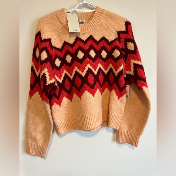 JOIE Natalye pink sand sweater, NWT, size xs - Picture 3 of 4